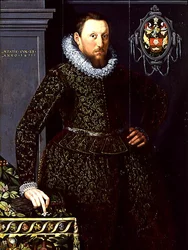 ジェイコブ・コルネリス・ノーベルの肖像、1611年（212574のペア）